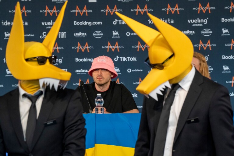 Elin Thornberg: Norges månvargar och Ukrainas frontman i samma bild illustrerar Eurovisions mest paradoxala sidor