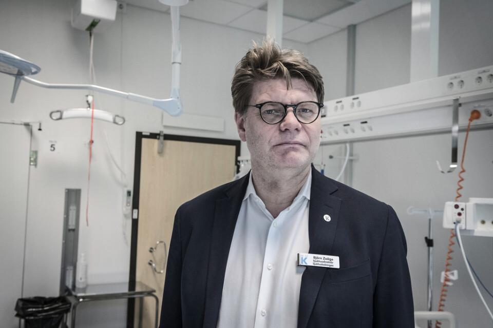 Björn Zoëga, sjukhusdirektör på Karolinska universitetssjukhuset.
