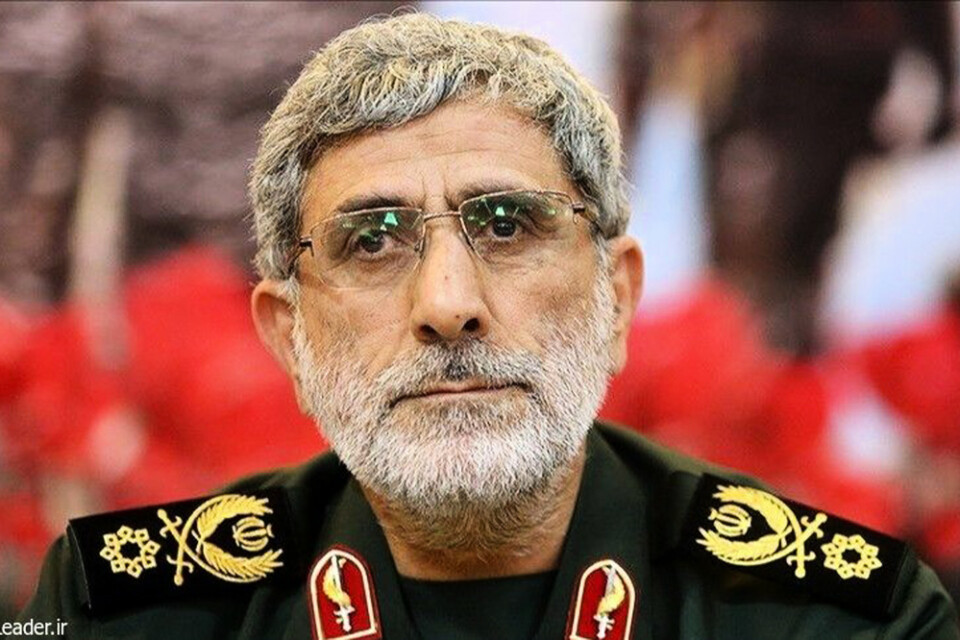 Esmail Qaani, ny befälhavaren för det iranska revolutionsgardets specialstyrka Quds.