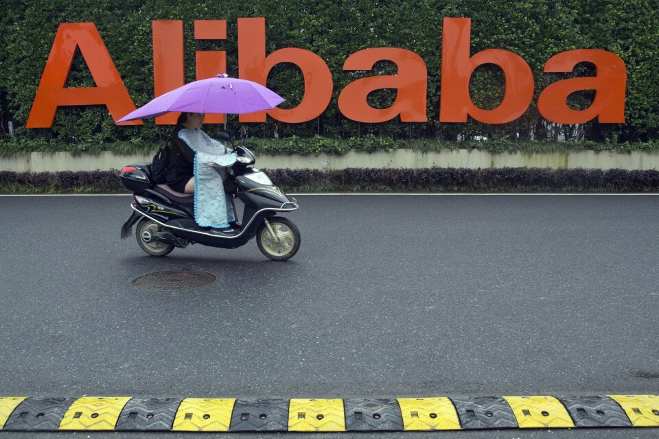 Kinesiska Alibaba redovisar andra kvartalet. Arkivbild.