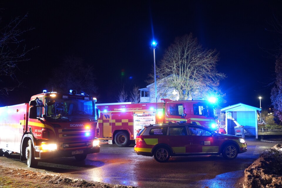Larmet om branden i Braås Restaurang & Pizzeria kom 00.25 natten till lördagen. Polisen har rubricerat det som mordbrand.