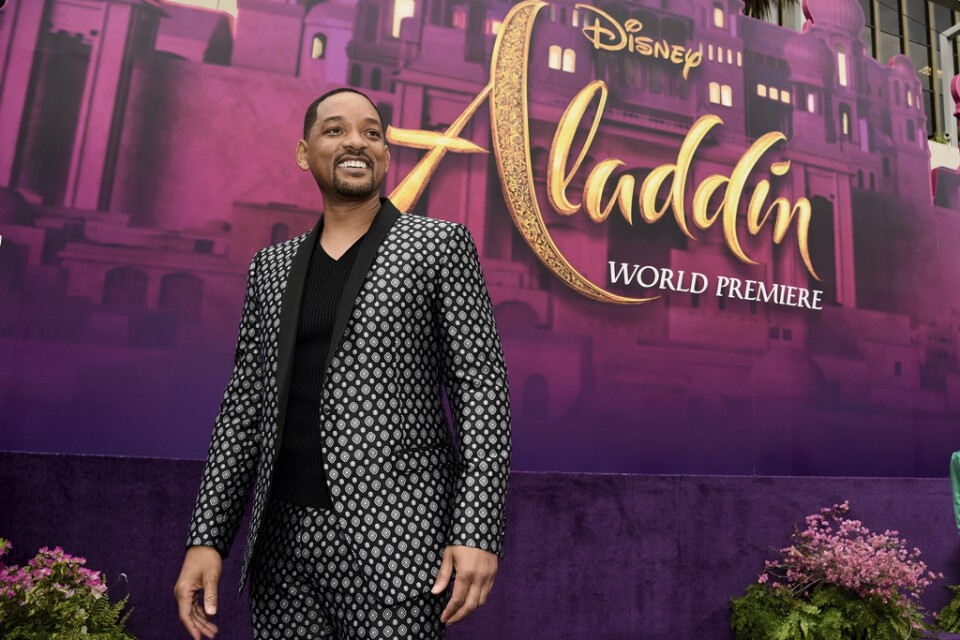 Will Smith vid premiären av "Aladdin". Arkivbild.