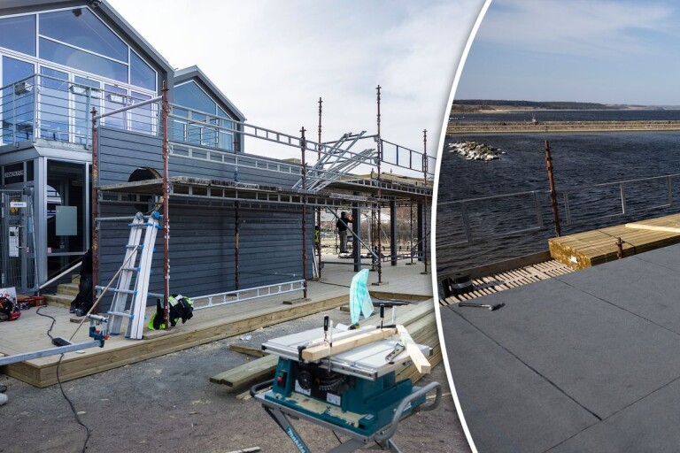 Nya uteserveringen i Kivik – bygger i två våningar: ”Blir lite av en gräddhylla”