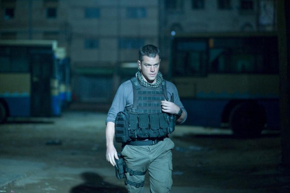 Matt Damon som rättrådig soldat i Irak.