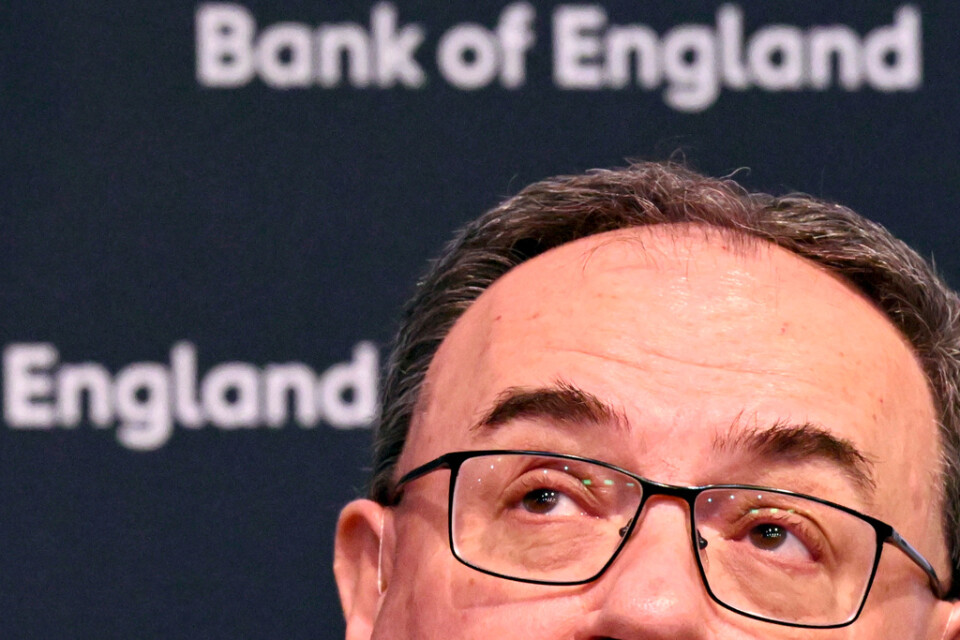 Bank of Englands chef Andrew Bailey. Arkivbild.