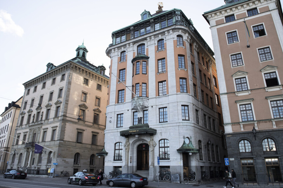 Investmentbolaget Kinneviks kontor i Stockholm.Arkivbild.