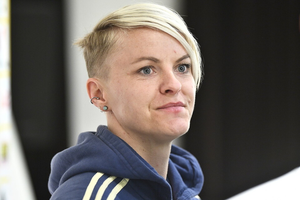 Nilla Fischer missade det svenska VM-lagets första träning under förlägret i Båstad. Arkivbild.