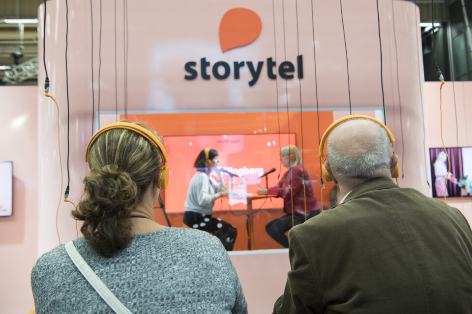 Storytel är en strömningstjänst för ljudböcker. Arkivbild.