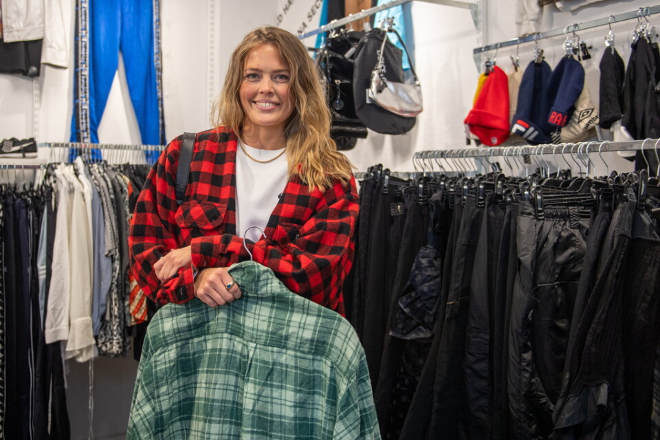 Alice Rosén, 24, drömmer om att öppna en second hand-butik i framtiden.