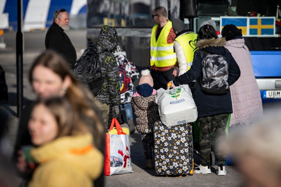 På flykt. 40 000 ukrainska kvinnor och barn lever nu i Sverige.