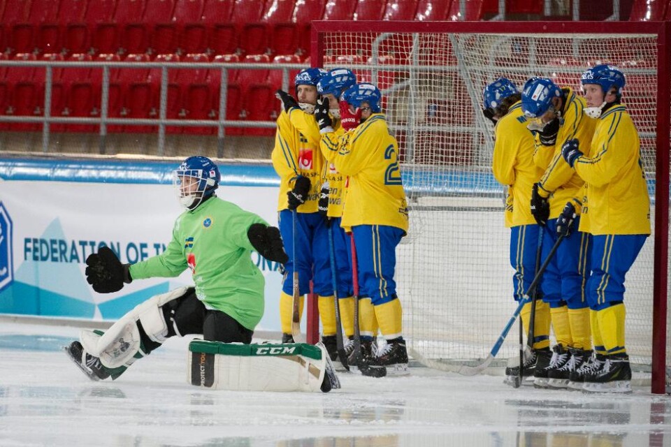 Det svenska bandylandslaget vann premiärmatchen i VM mot Finland i ryska Chabarovsk. 5-1-segern kom tack vare två mål av Patrik Nilsson och några fina räddningar av målvakten Andreas Bergwall. Finland, som haft ett par dagar färre att acklimatisera dig