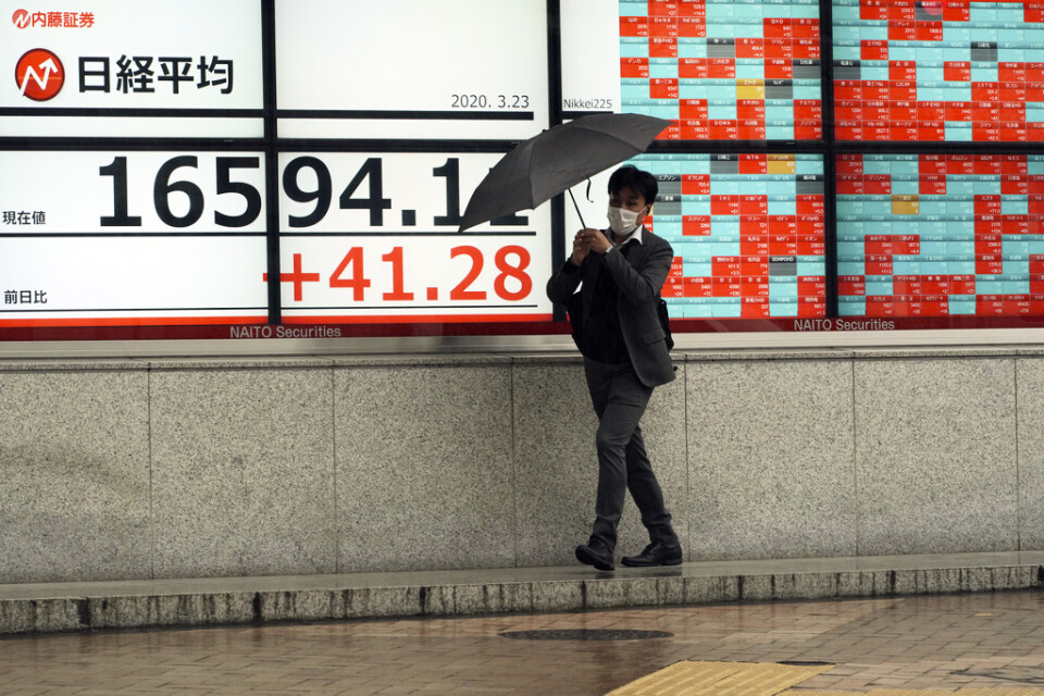 Tokyobörsen stiger. Arkivbild.