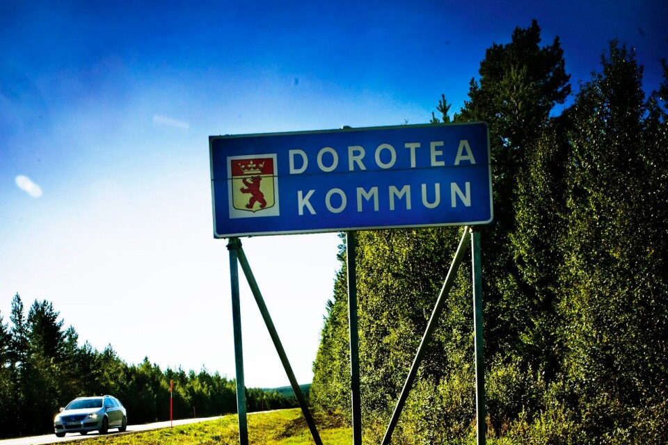Dorotea kommun. Där är invånarna särskilt gynnade av det jobbskatteavdrag som Reinfeldtregeringen införde.
