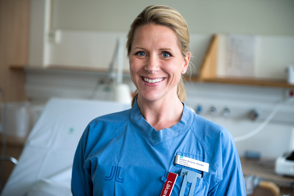 Sophia Brismar Wendel, överläkare på förlossningen vid Danderyds sjukhus.