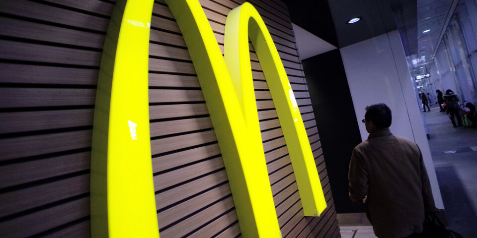 Hamburgerkedjan McDonald's försäljning ökade mer än väntat under det fjärde kvartalet i fjol. Arkivbild