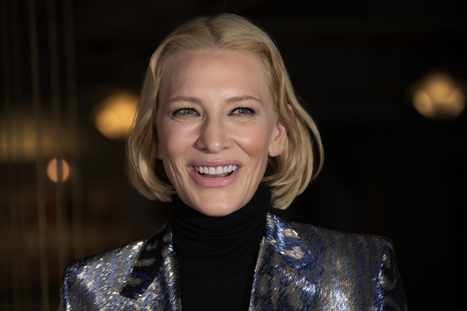 Skådespelaren Cate Blanchett tilldelas det första internationella Goya-priset. Arkivbild.