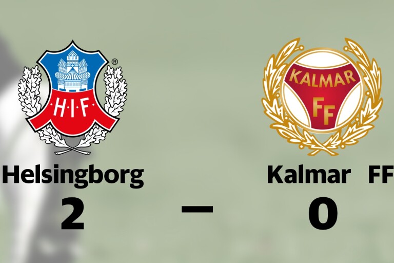 Tung förlust för Kalmar FF i toppmatchen mot Helsingborg