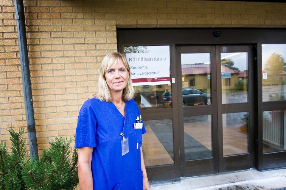 Eva Pettersson, vårdcentralschef för Närhälsan i Kinna och Fritsla. Foto: Joel Engblom