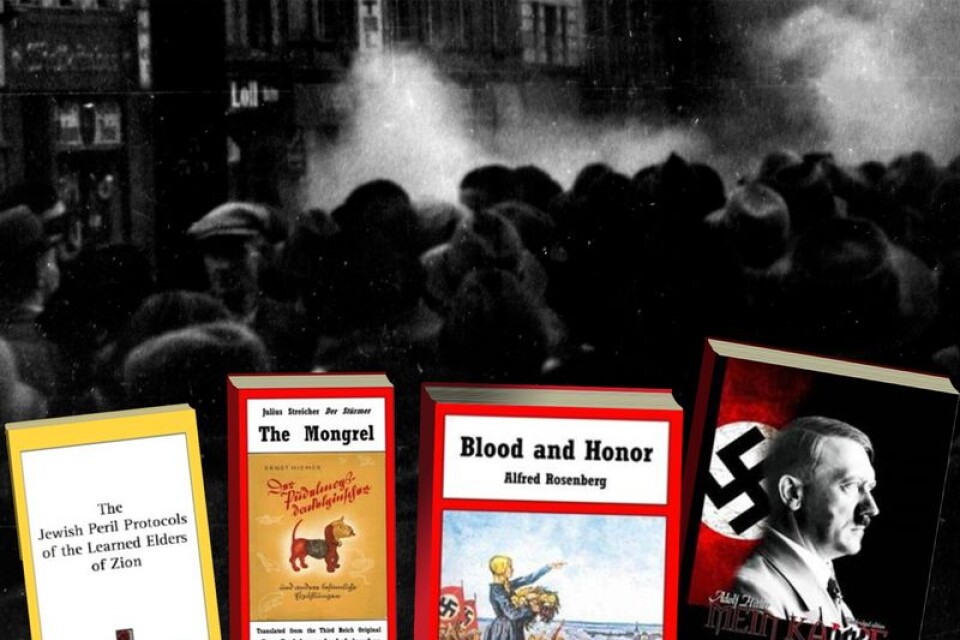 Det går bland annat att köpa The Mongrel på Adlibris – en nazistisk barnbok.
