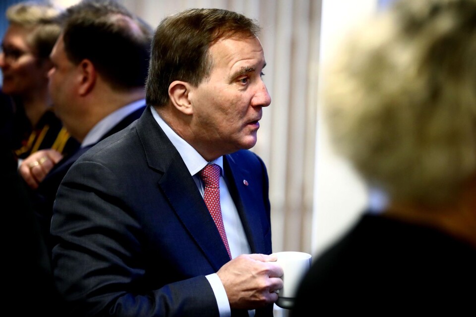 Statsminister Stefan Löfven i Kalmar för dialog och samverkan.