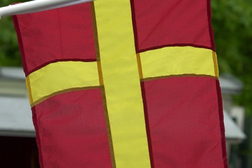 Skåne has a flag of its own.