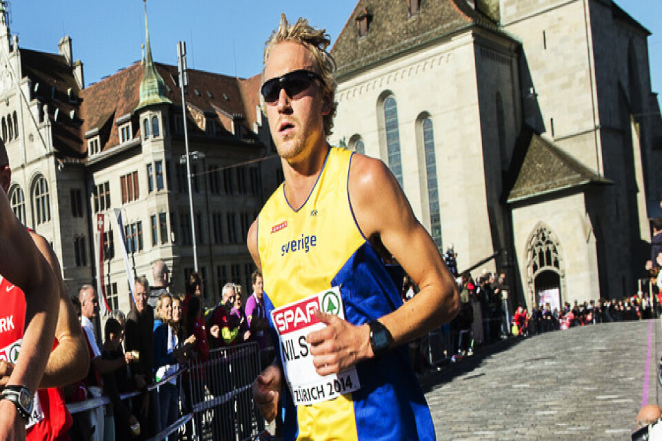 David Nilsson har satt nytt svenskt maratonrekord. Arkivbild.