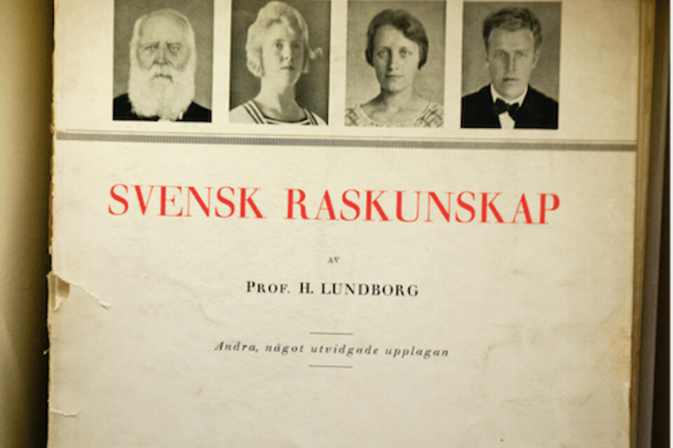 Boken ”svensk raskunskap" från 1928 fanns i många svenska hem på 1920-talet.