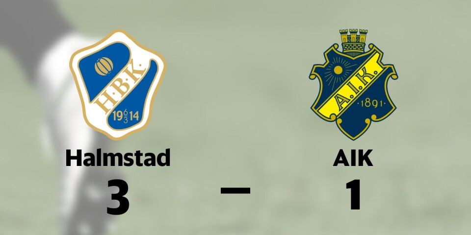 Halmstad vann mot AIK på hemmaplan