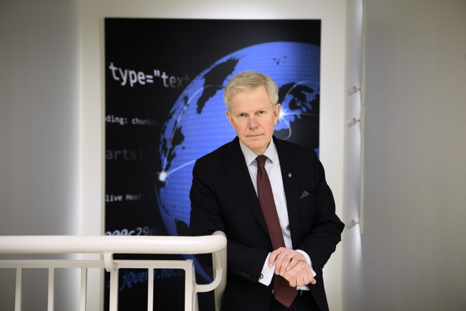 "Vi har en breddad hotbild mot Sverige, vi ser att olika angreppssätt koordineras mer än förut" säger Björn Lyrvall, FRA:s generaldirektör, i en intervju med TT.