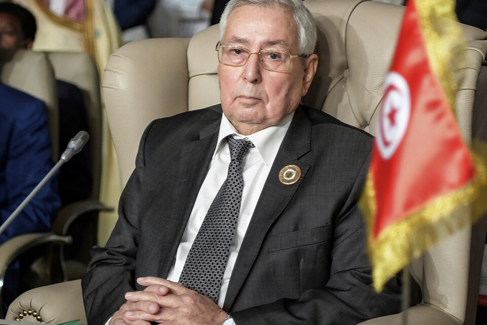 Abdelkader Bensalah, talman för parlamentets övre kammare, har utsetts till interrimpresident i Algeriet. Arkivbild.