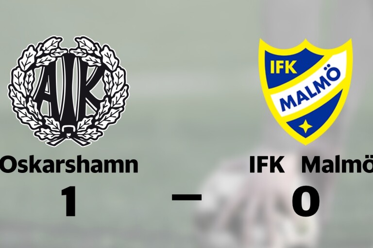 Filip Jägerbrink målskytt när Oskarshamn sänkte IFK Malmö