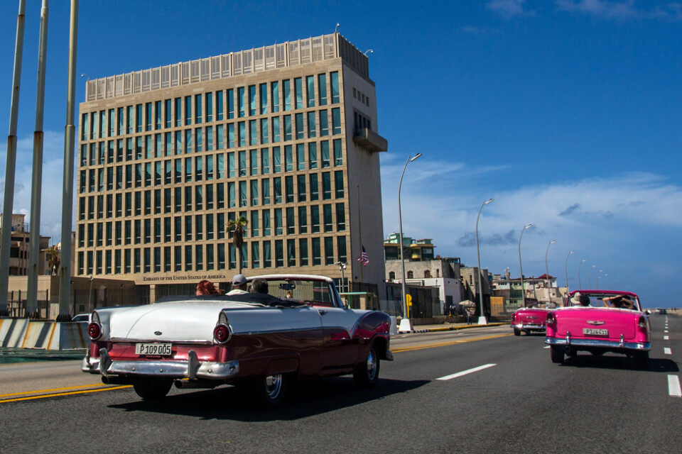 USA:s ambassad i Havanna. Arkivbild.