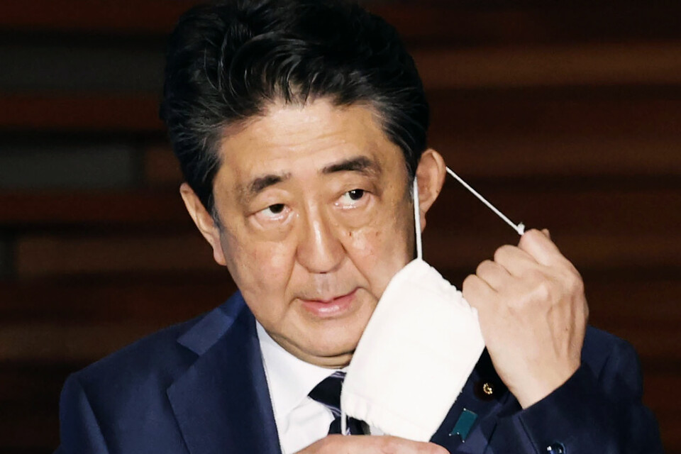 Japans premiärminister Shinzo Abe. Arkivbild.