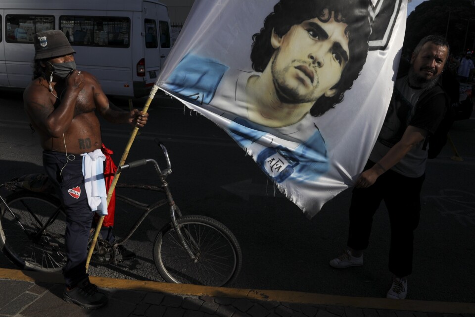 Diego Maradonas död skakade Argentina.