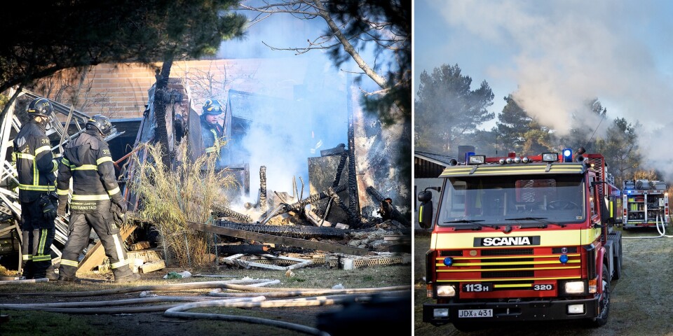 Polisen efter dödsbranden i Åhus: ”Vi har en tes”