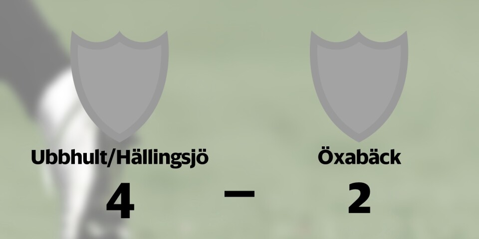 Anton Wallin gjorde två mål när Ubbhult/Hällingsjö vann