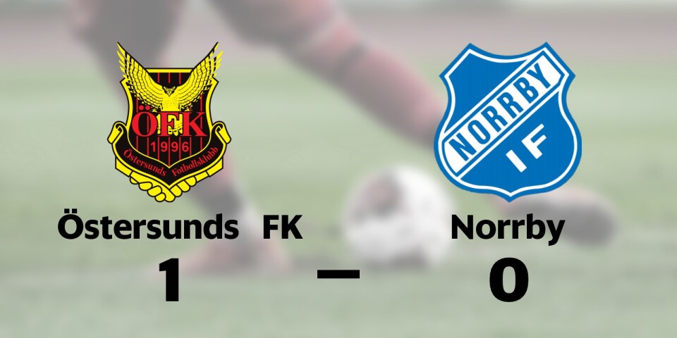 Östersunds FK vann mot Norrby