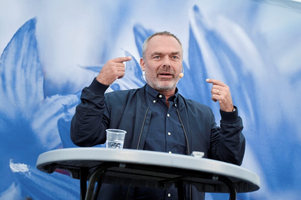 Jan Björklund tar strid med SD och EU. 	             Foto: TT