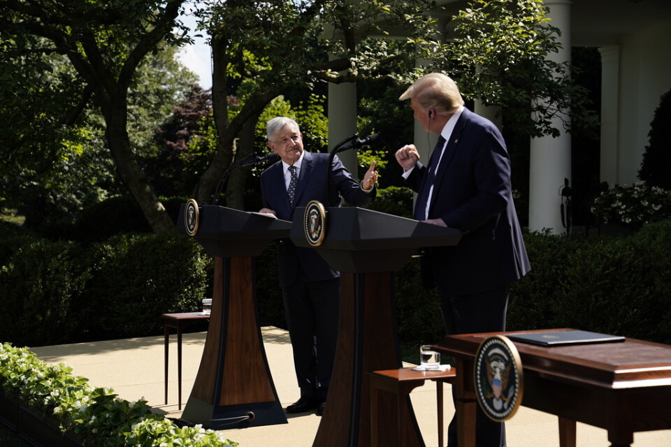 Mexikos president Andrés Manuel López Obrador och USA:s president Donald Trump möts för första gången.