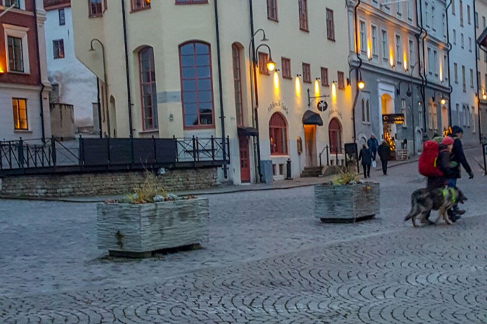 Donners plats i Visby där dådet inträffade.