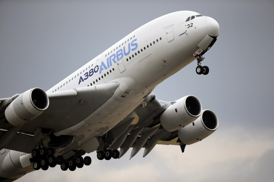 Flygplanstillverkaren Airbus beläggs med amerikanska tullar – liksom industri- och jordbruksprodukter. Arkivbild.