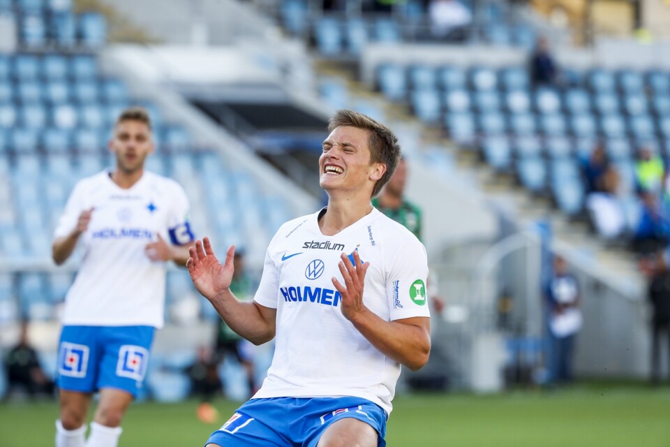 Rasmus Lauritsen lämnar IFK Norrköping för spel i Dinamo Zagreb. Arkivbild.