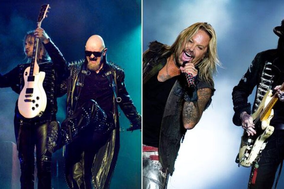 Judas Priest och Mötley Crüe kan du se på Sweden Rock snart igen.