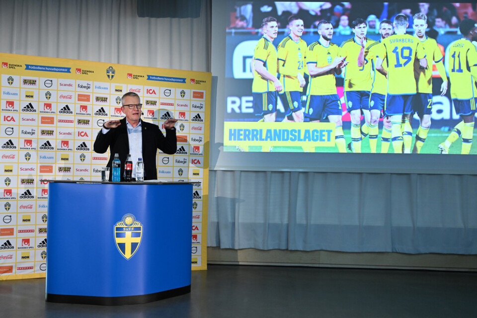 Janne Andersson presenterade truppen till januariturnén.