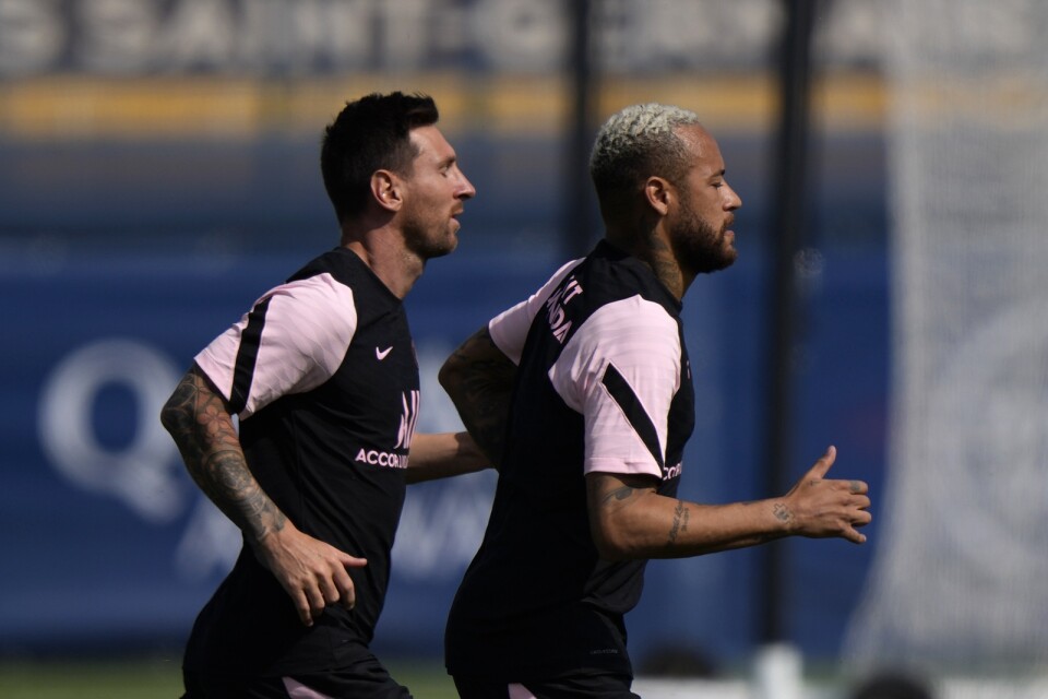 Lionel Messi och Neymar.