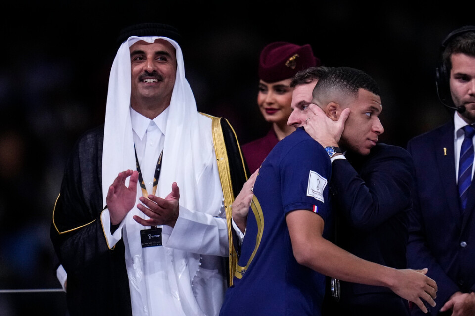 Emiren av Qatar, Tamim bin Hamad Al Thani har visat intresse för Manchester United. Arkivbild.