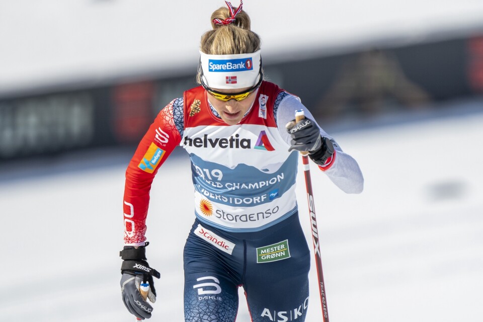 Therese Johaug står över Tour de Ski i vinter. Arkivbild.