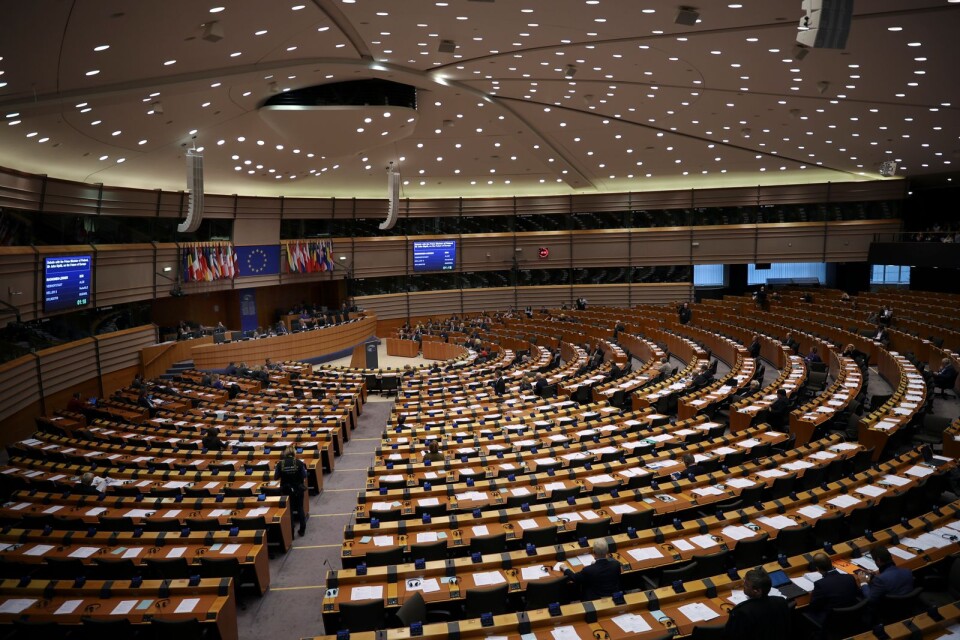 Europaparlamentet där omröstningen ägde rum på torsdagen.