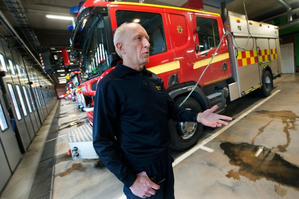 Anders Pålsson på räddningstjänsten i Kristianstad.