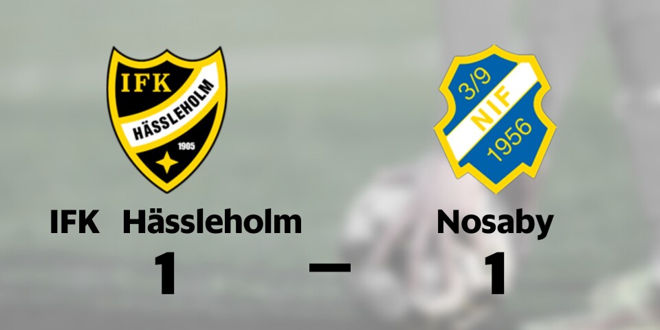 Nosaby imponerade borta mot IFK Hässleholm